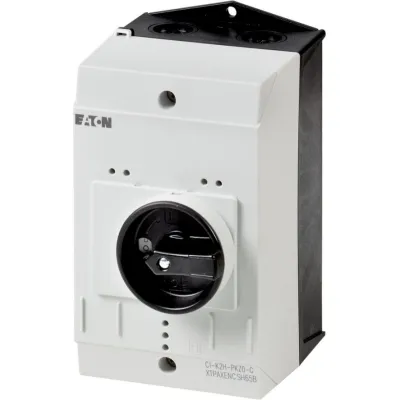 Eaton CI-K2-PKZ0-G Leergehäuse für PKZM0 | IP65 | 160x100x130mm | Drehgriff schwarz/grau | Kunststoff
