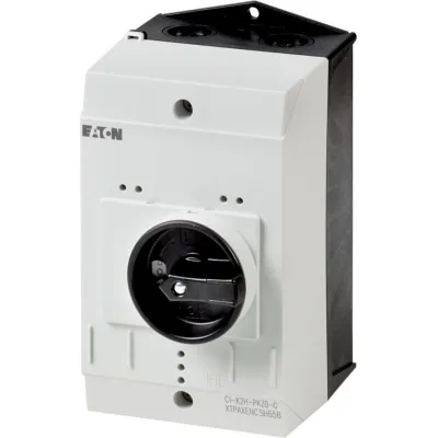 Eaton CI-K2-PKZ0-G Leergehäuse für PKZM0 | IP65 | 160x100x130mm | Drehgriff schwarz/grau | Kunststoff