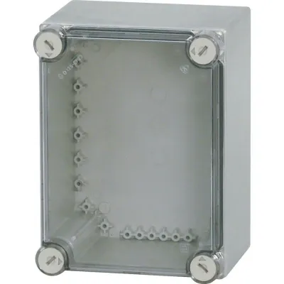 Eaton Leergehäuse CI23X-125 | IP65 Aufputz | Kunststoff IK10 | 250x187,5x150mm | Deckel transparent | RAL7035 grau
