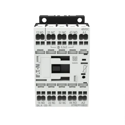 EATON Hilfsschütz DILA-22 199214 | 2 Schließer 2 Öffner | 230V/240V Spule | 4A | Push-in-Klemmen | DIN-Schiene