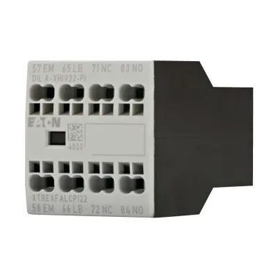 Eaton Hilfsschalterbaustein DILA-XHIV22-PI | 4-polig | 2S 2Ö | 16A | Frontbefestigung | Push-in-Klemmen