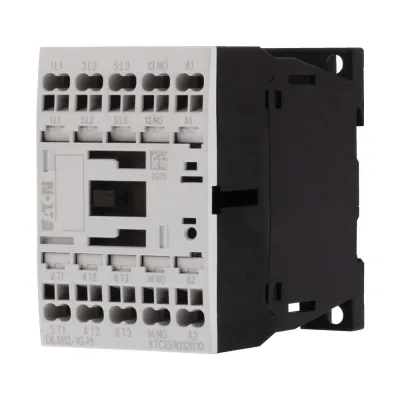 Eaton Leistungsschütz DILM12-10 (24VDC) | 3-polig | 5,5kW | 400V AC-3 | Push-in-Klemmen | 1 Schließer | DC-Spule