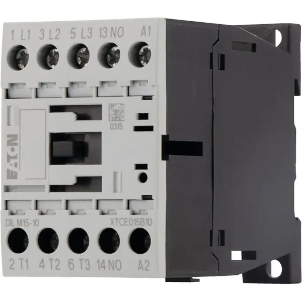 Eaton Leistungsschütz DILM15-10 230V 50/60Hz | 3-polig | 7,5kW/400V AC-3 | 15,5A | Schraubanschluss | 1 Hilfskontakt