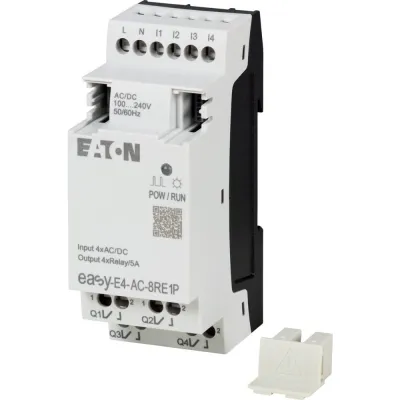 EATON EASY-E4-AC-8RE1P Ein-/Ausgangserweiterung | 4DI, 4RO | 100–240V AC/DC | Modbus | IP20