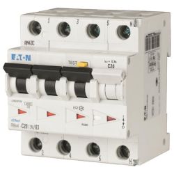 Eaton Electric FI/LS-Schalter 20 A 100 mA LS:C 3p+N FI:A