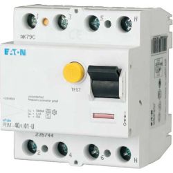 Eaton Electric FI-Schutzschalter PFIM-40/4/03-G/F 40A 4polig 300mA