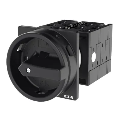 EATON Hauptschalter T3-4-8344/EA/SVB-SW | 32A | 8-polig | Einbau | IP65 | verriegelbar | schwarzer Drehgriff