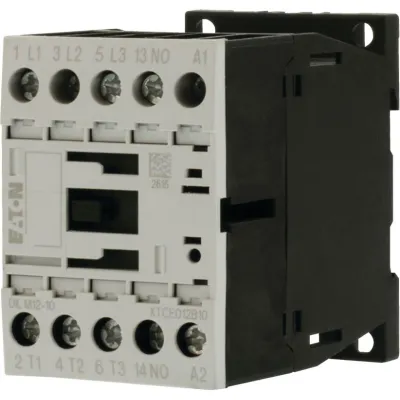 Eaton Leistungsschütz DILM12-10 (24V 50/60Hz) | 5,5 kW | 3-polig | 400 V AC | 12A | 1 Schließer | Schraubanschluss