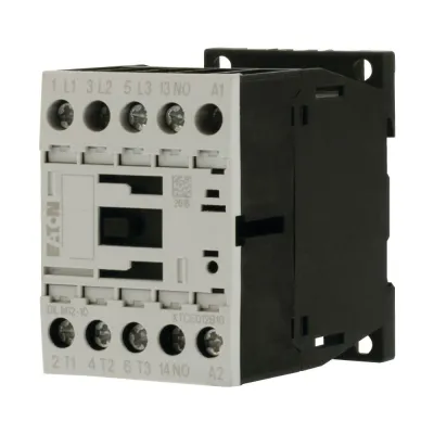 Eaton Leistungsschütz DILM12-10 (24V 50/60Hz) | 5,5 kW | 3-polig | 400 V AC | 12A | 1 Schließer | Schraubanschluss