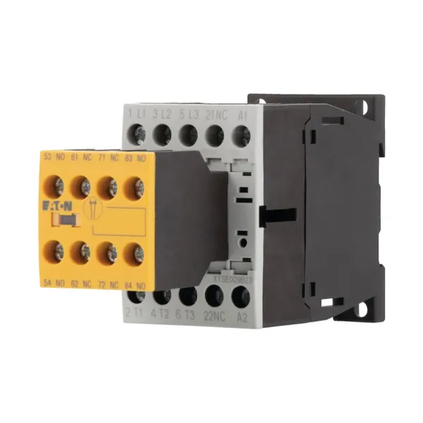 EATON Sicherheitsschütz DILMS9-23 191762 | 24V DC | 4kW | 3 Schließer | 2S+3Ö | 9A | Schraubanschluss | 45x69x117mm