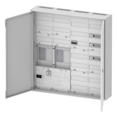 EATON Zählerschrank eHZ ZSD-ZZVV-1100-BKE-I/APZ/PVR EP-502124 | PV-Ready | MK8 | 4 Felder | Aufputz | 1100mm | weiß