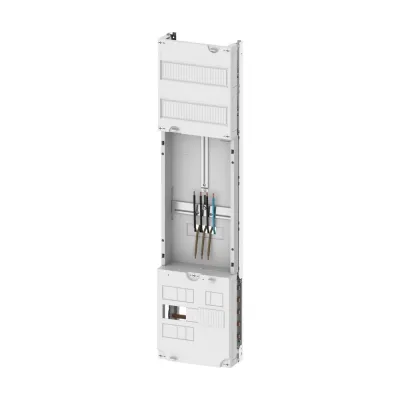 EATON Zählerfeld 3-Punkt ZSD-Z17A1239/16QMM | 1-fach | 1050x250mm | vorverdrahtet | 5-polig | weiß | RAL 9016