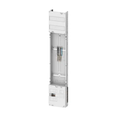 EATON Zählerfeld ZSD-Z19A1073/16QMM | 3-Punkt | 1-fach vorverdrahtet | 63A Komplettfeld | 1350mm Höhe | 5-polig | weiß