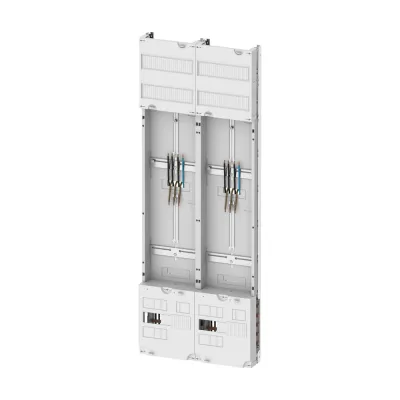 EATON Zählerfeld ZSD-Z29A1074/16QMM | 3-Punkt | 2 Zählerplätze vorverdrahtet | 1350x500mm | 5-polig | weiß