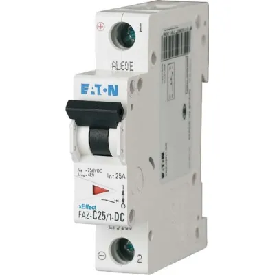 EATON Leitungsschutzschalter FAZ-C10/1-DC 279126 | 10A | 1-polig | DC | Charakteristik C | 250V | 10kA | 1TE | IP20