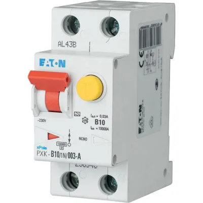 Eaton FI/LS-Kombischalter 10A | 30mA Typ A | 1-polig+N | B-Charakteristik | 240V | 2TE