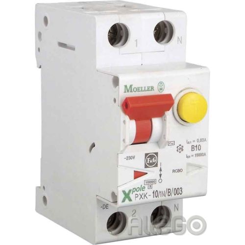 Bild: Eaton FI/LS-Kombischalter B 10A 1p+N, 30mA PXK-B10/1N/003-A