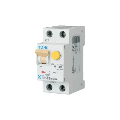EATON FI/LS-Schutzschalter PXK-B13/1N/003-A | RCBO 1-polig+N | 13A | 30mA Typ A | B-Charakteristik | 240V | 10kA | IP20