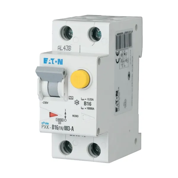 EATON FI/LS-Schutzschalter PXK-B16/1N/003-F | 16A 1-polig+N | 30mA Typ A | B | 240V | 10kA | 2TE