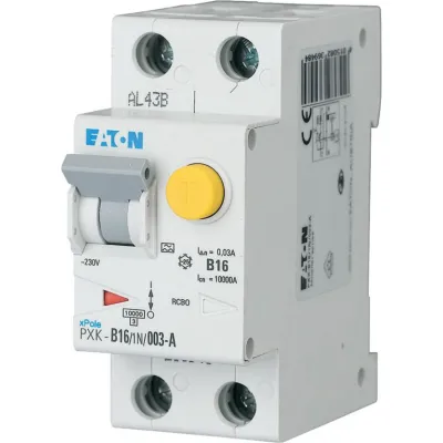 EATON FI/LS-Schutzschalter PXK-B16/1N/003-F | 16A 1-polig+N | 30mA Typ A | B | 240V | 10kA | 2TE