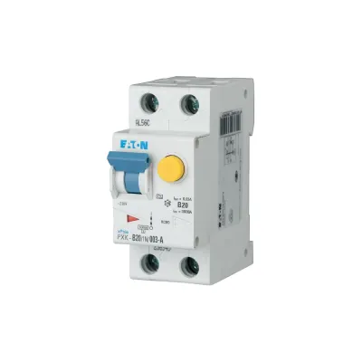EATON FI/LS-Kombischalter PXK-B20/1N/003-A | 1-polig+N | 20A | 30mA | Typ A | B-Charakteristik | 240V | 10kA | IP20