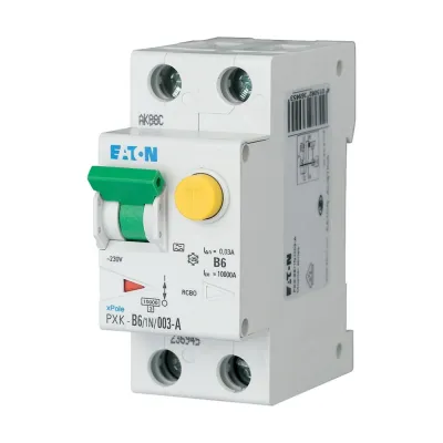Eaton FI/LS-Schalter | PXK-B6/1N/003-A | 6A | 30mA Typ A | 1-polig+N | B-Charakteristik | 240V | 10kA