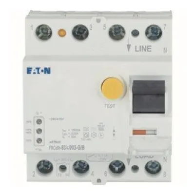 Eaton FI-Schutzschalter FRCDM-63/4/003-G/B | 4-polig | 63A | Typ B | 30mA | allstromsensitiv | 415V | DIN-Schiene