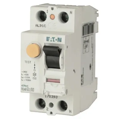 EATON FI-Schutzschalter FRCMM-16/2/003-A 170430 | 2-polig | 16A | 30mA | Typ A | AC | DIN-Schiene | IP20 | grau