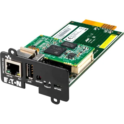 Eaton Gigabit Netzwerk Management Karte M3 | SNMP Adapter für USV 5P 5PX 9SX 9PX | RJ45 | IPv4/v6 | Cybersecurity