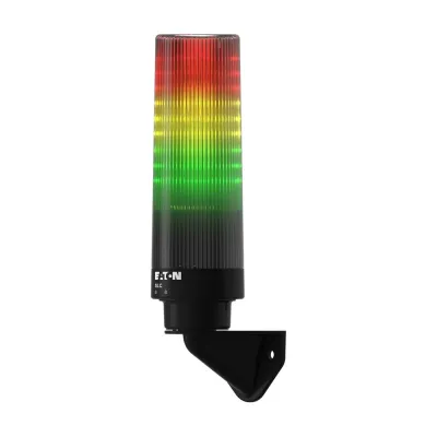 Eaton Signalsäule SLC-FW-RYG-24 EP-400209 | LED Dauerlicht | 24V DC | IP66 NEMA 4X | Wandmontage | grün/gelb/rot | Ø61mm