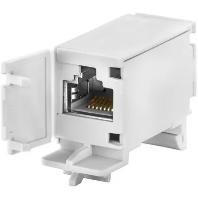 EATON Kupplung RJ45 ZSD-KOP/RJ45-IG | Cat6 geschirmt | 2x Buchse | Abschlusswiderstand | Hutschiene | IP30
