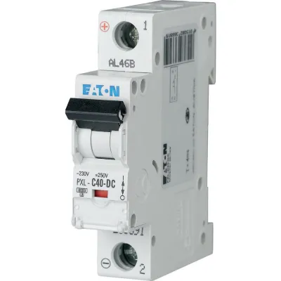 EATON Leitungsschutzschalter PXL-C40-DC 236691 | 40A | 1-polig | DC 48V | Auslösecharakteristik C | 10kA | 1TE | IP20