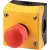 Bild: Eaton Not-Aus-Taster M22-PV/KC11/IY 216525 | Pilz 38mm | Aufbaugehäuse | Zugentriegelung | IP66/IP69K | rot/gelb