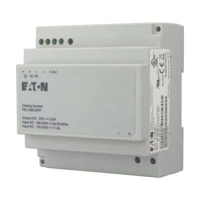 EATON Netzgerät einphasig PSL100E24RP | 24V DC 3,8A | 100W | 90-264V AC | IP20 | Schraubanschluss