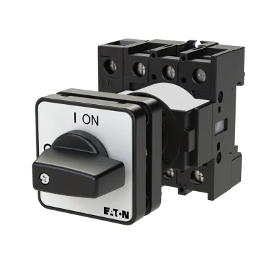 EATON Lasttrennschalter P1-25/Z/N 088710 | 25A 4-polig | IP65 | Zwischenbau | 7,5kW 400V | schwarzer Drehgriff