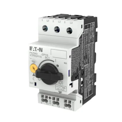 EATON Motorschutzschalter PKZM0-12-SPI16 | 3-polig | 8-12A | 5,5kW | 690V | thermomagnetisch | IP20 | Drehknopf