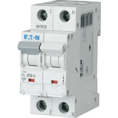 EATON Leitungsschutzschalter PXL-B16/1N 236120 | 1-polig+N | B-Charakteristik | 16A | 230V | 10kA | IP20 | AC