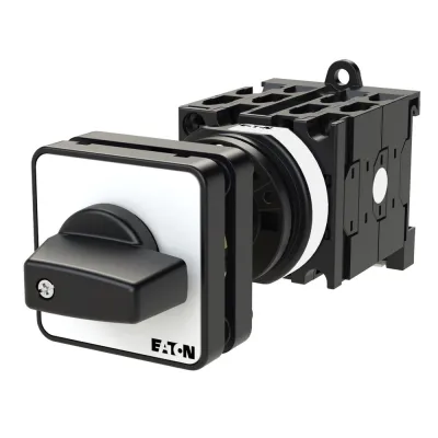 EATON Stufenschalter T0-4-8235/Z | 1-polig | 8 Schaltstellungen | 20A | 690V AC | IP65 | Zwischenbau | schwarzer Knebel