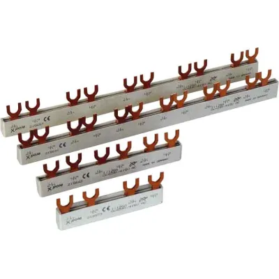 Eaton Phasenschiene EVG-16/2PHAS 291483 | 2-polig | 2-phasig | Gabelanschluss | 16 mm² | 80A | 6 Module | isoliert