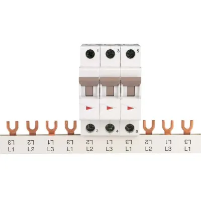 EATON Phasenschiene Z-GV-16/1P+HS 271062 | 1-polig | 80A | 1m | 16mm² | Gabel | für PLS CLS PKN PFIM | isoliert