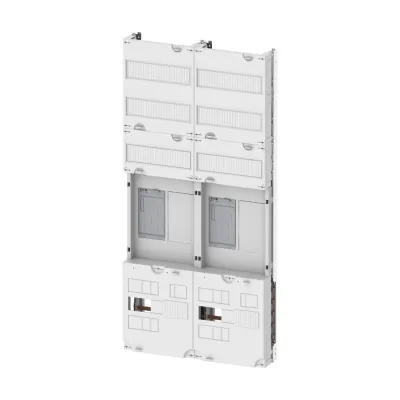 EATON Zählerfeld eHZ ZSD-Z27B0021/16QMM | 2 Zählerplätze | 1050x500mm | vorverdrahtet | 5-polig | weiß RAL9016