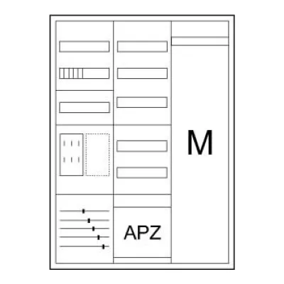 EATON Zählerkomplettschrank ZSD-ZVK-1100-BKE-I/APZ | eHZ geeignet | 1 Zählerplatz | IP31 | Aufputz | 800x1100x225