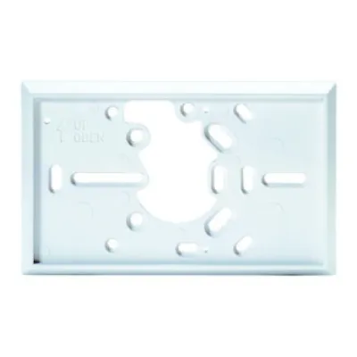Eberle Adapterrahmen ARA 1,7 E | Kunststoff Zwischenrahmen für Thermostat KLR-E, RT-E7, HYG-E7001 | 135,5x83mm | weiß