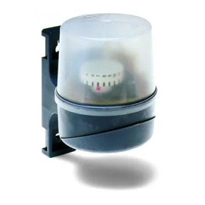 Eberle Dämmerungsschalter DÄ 56515 | Lichtsensor 1–100 Lux | 230V | 1 Schließer | Aufputz | IP54 | Kunststoff | schwarz