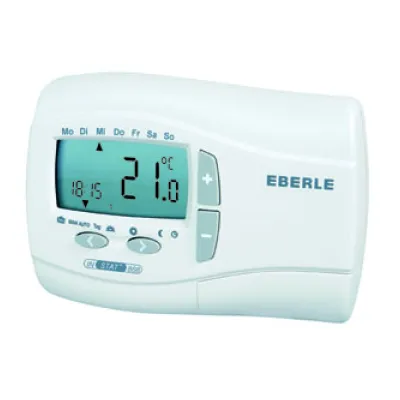 Eberle INSTAT+ 868 Funk-Uhrenthermostat | drahtlos | Wochenprogramm | batteriebetrieben | weiß