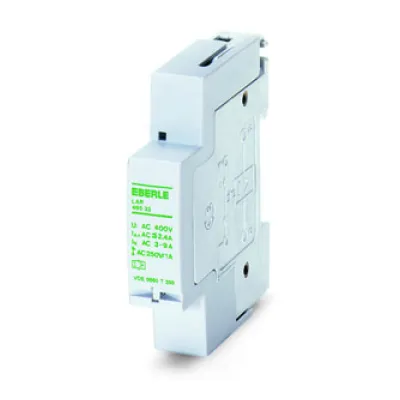 Eberle Lastabwurfrelais LAR 46536 | 6,7-39A | 1 Öffner | AC 400V | DIN-Schiene | plombierbar | bis 27kW | IP40