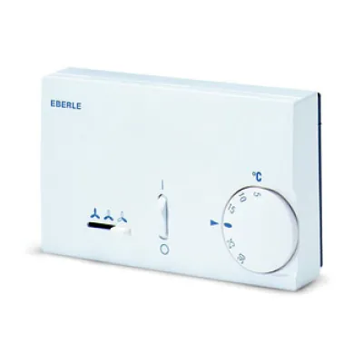 Eberle Raumtemperaturregler KLR-E 7203 | Klimaregler elektronisch | 230V | Modulierend | 5–30°C | Aufputz | Weiß