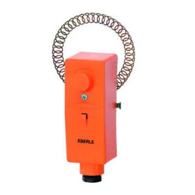 Eberle Rohranlegeregler RAR 87502 | Temperaturregler 230V | Bimetall | 1 Wechsler 15A | IP20 | 20-90°C | orange