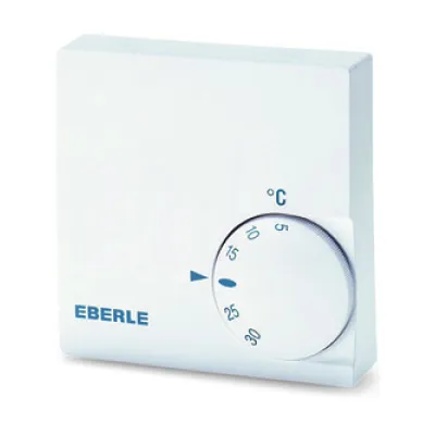 Eberle RTR-E 6721 Raumthermostat 230V | Bimetall | 5–30°C | 1 Wechsler 10A | IP30 | Aufputz | weiß