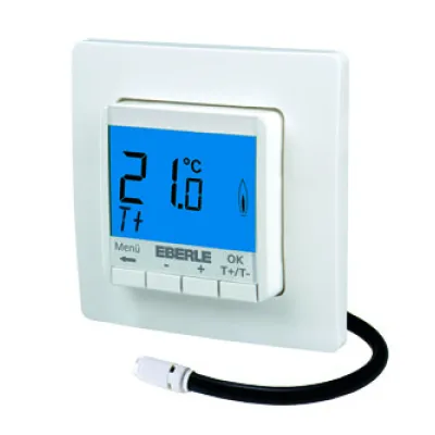 Eberle Raumthermostat FIT np 3F | Unterputz 230V 16A | Fußbodenheizung Regler | PWM | Timer | Frostschutz | weiß